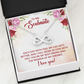 Endless Love Necklace:To My Soulmate I Love You !