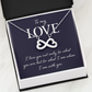 Endless Love Necklace: To My Love