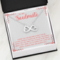 Endless Love Necklace: To My Soulmate I L'm Glad To Be Crazy About You
