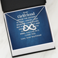 Endless Love Necklace:To My Girlfriend ,I Know The Distance