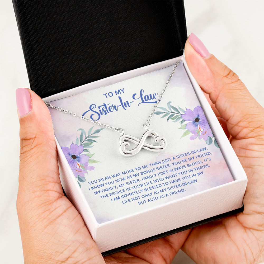 Endless Love Necklace: To My Sister -In-Law You Mean Way More To Me