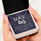 Endless Love Necklace: To My Love