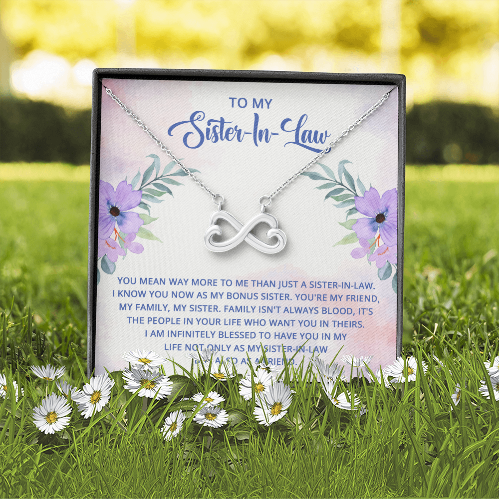 Endless Love Necklace: To My Sister -In-Law You Mean Way More To Me