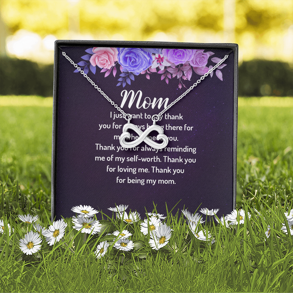 Endless Love Necklace: Mom- Thank  You