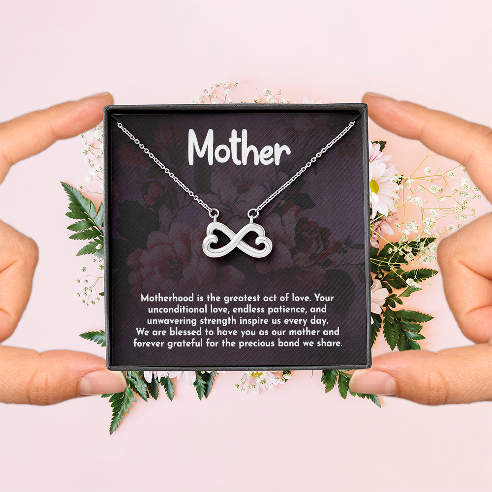 Endless Love Necklace: Mother - Motherhood Is The Greatest Act of Love