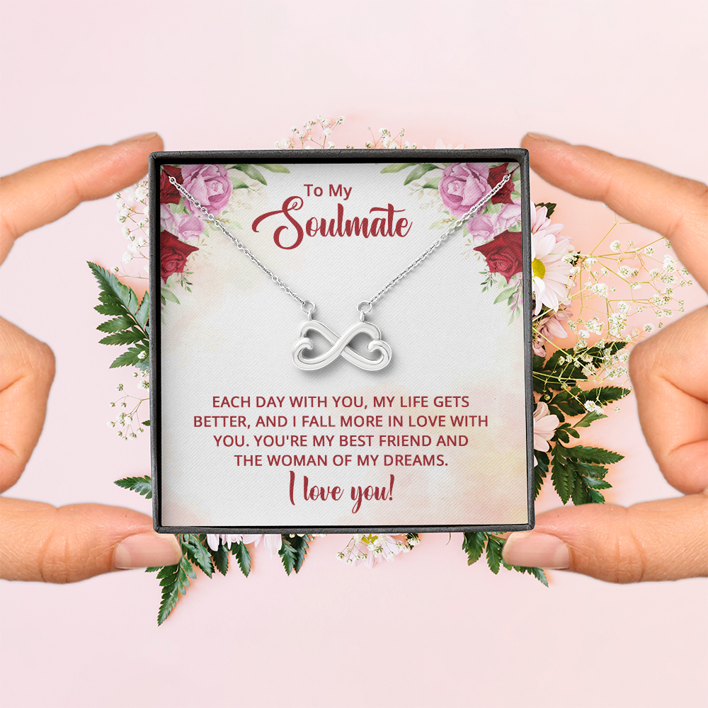 Endless Love Necklace:To My Soulmate I Love You !