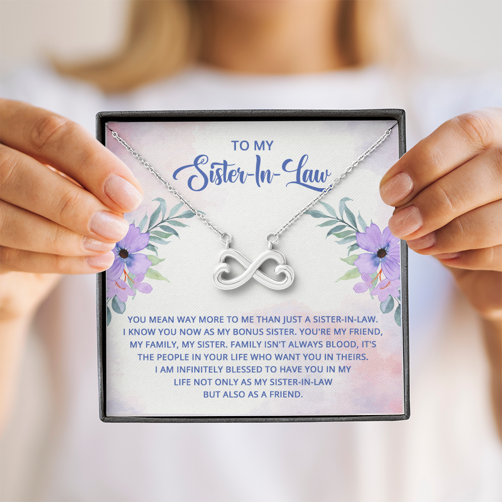 Endless Love Necklace: To My Sister -In-Law You Mean Way More To Me