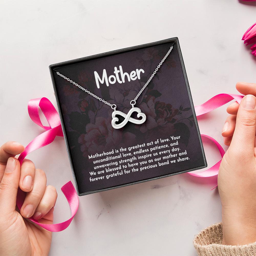 Endless Love Necklace: Mother - Motherhood Is The Greatest Act of Love