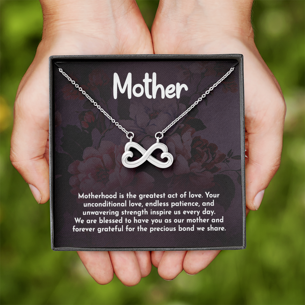 Endless Love Necklace: Mother - Motherhood Is The Greatest Act of Love