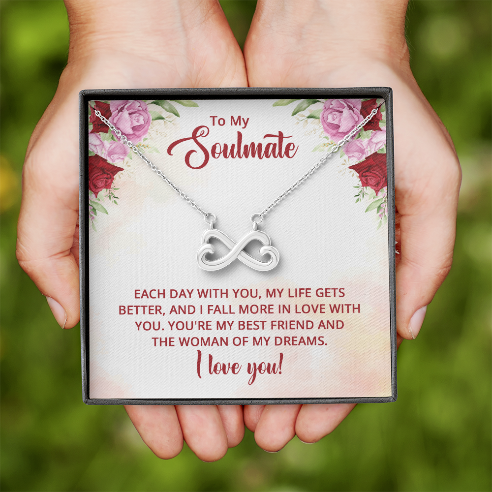 Endless Love Necklace:To My Soulmate I Love You !