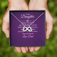 Endless Love Necklace: To My Daughter