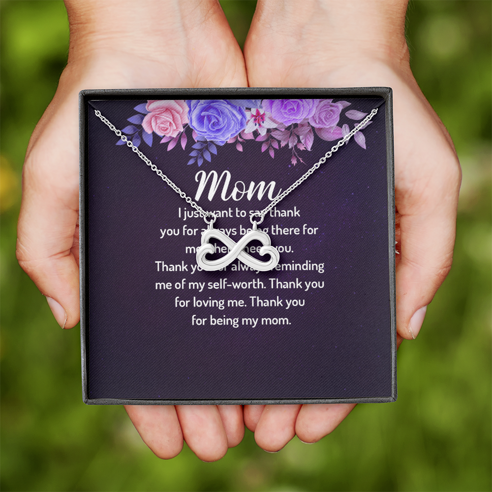 Endless Love Necklace: Mom- Thank  You