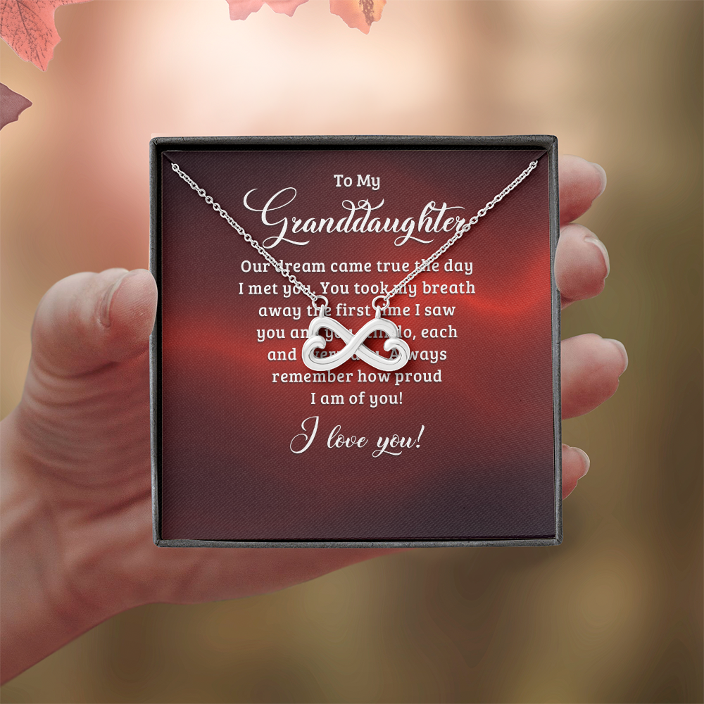 Endless Love Necklace:To My Granddaughter