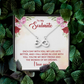 Endless Love Necklace:To My Soulmate I Love You !