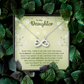 Endless Love Necklace: Daughter -In My Eyes My Little Girl
