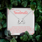 Endless Love Necklace: To My Soulmate I L'm Glad To Be Crazy About You