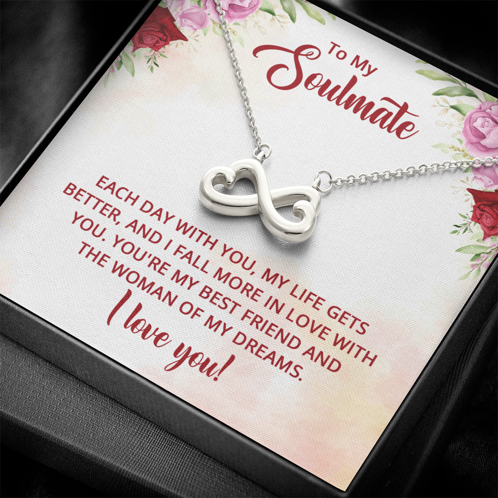 Endless Love Necklace:To My Soulmate I Love You !
