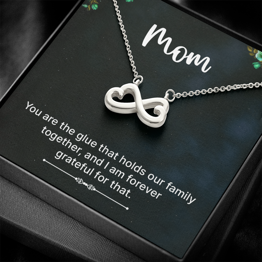 Endless Love Necklace : Mom- You Are The Glue