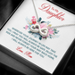 Endless Love Necklace: To My Daughter