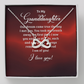 Endless Love Necklace:To My Granddaughter
