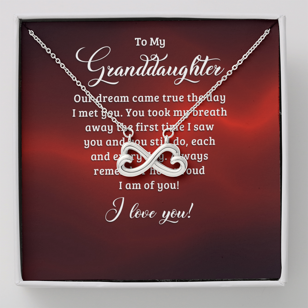 Endless Love Necklace:To My Granddaughter