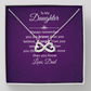 Endless Love Necklace: To My Daughter
