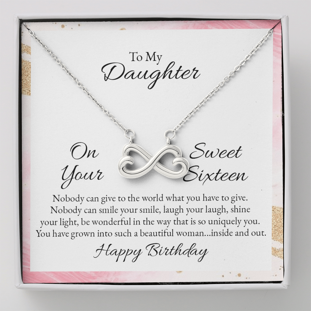 Endless Love Necklace: Sweet 16 Happy Birthday