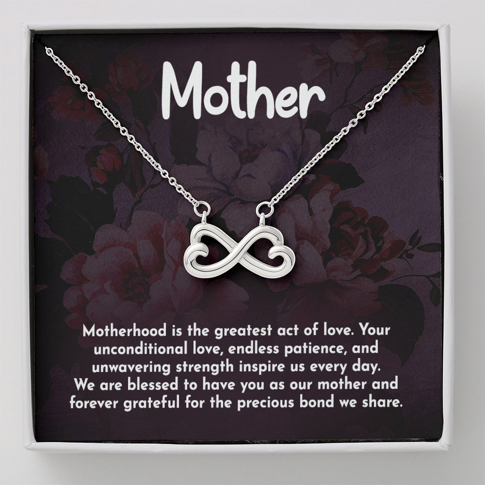 Endless Love Necklace: Mother - Motherhood Is The Greatest Act of Love