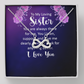 Endless Love Necklace : To My Loving Sister