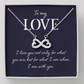 Endless Love Necklace: To My Love