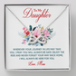 Endless Love Necklace: To My Daughter
