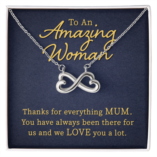 Endless Love Necklace:To An Amazing Woman