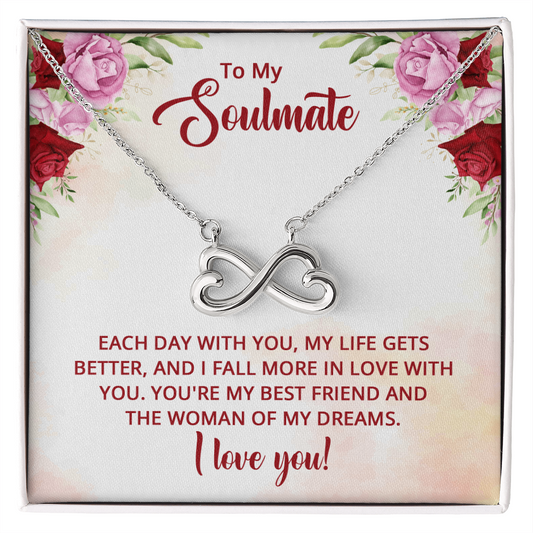 Endless Love Necklace:To My Soulmate I Love You !