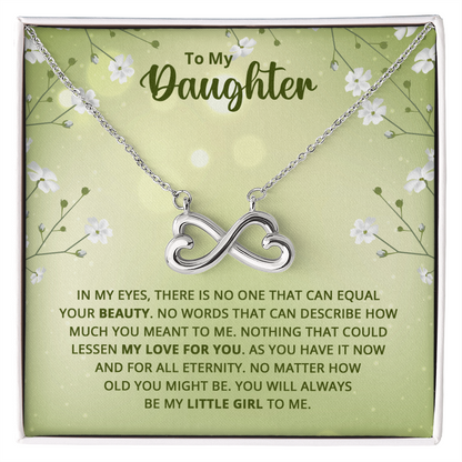 Endless Love Necklace: Daughter -In My Eyes My Little Girl