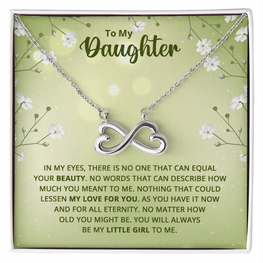 Endless Love Necklace: Daughter -In My Eyes My Little Girl