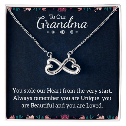 Endless Love Necklace: To Our Grandma