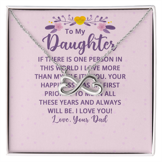 Endless Love Necklace:Daughter -Love Your Dad