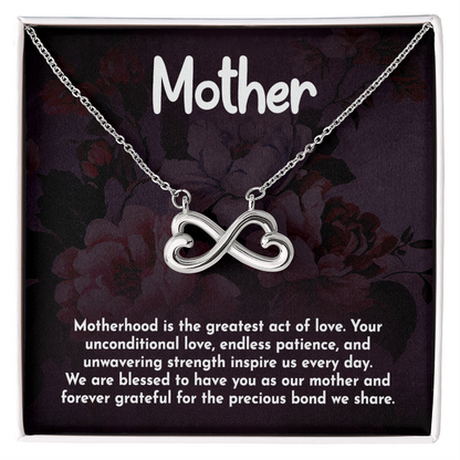 Endless Love Necklace: Mother - Motherhood Is The Greatest Act of Love