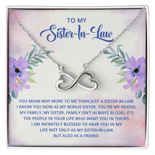 Endless Love Necklace: To My Sister -In-Law You Mean Way More To Me