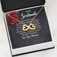 Endless Love Necklace:To Soul Mate Love Your Husband