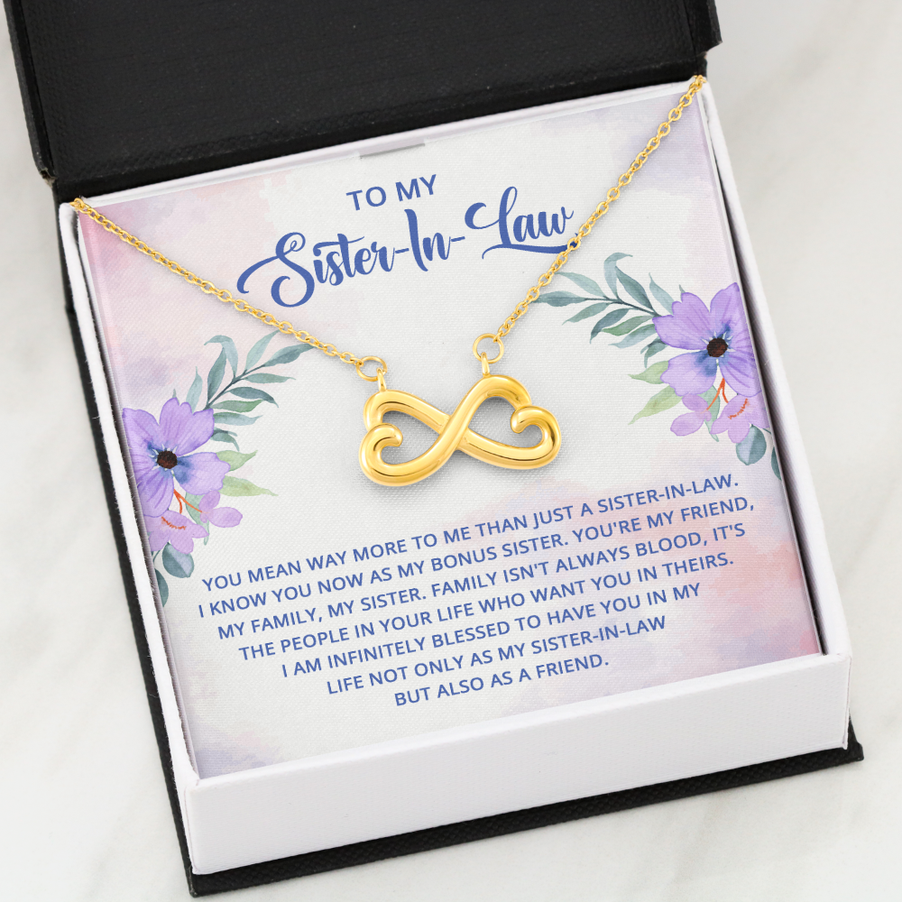 Endless Love Necklace: To My Sister -In-Law You Mean Way More To Me