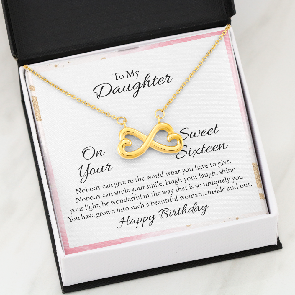 Endless Love Necklace: Sweet 16 Happy Birthday