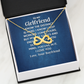 Endless Love Necklace:To My Girlfriend ,I Know The Distance