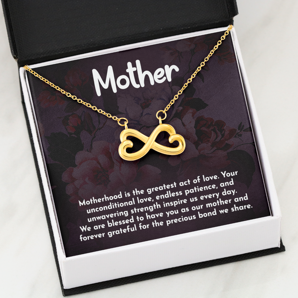 Endless Love Necklace: Mother - Motherhood Is The Greatest Act of Love
