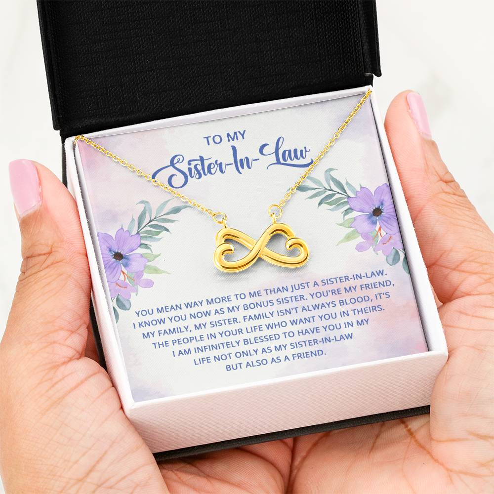 Endless Love Necklace: To My Sister -In-Law You Mean Way More To Me