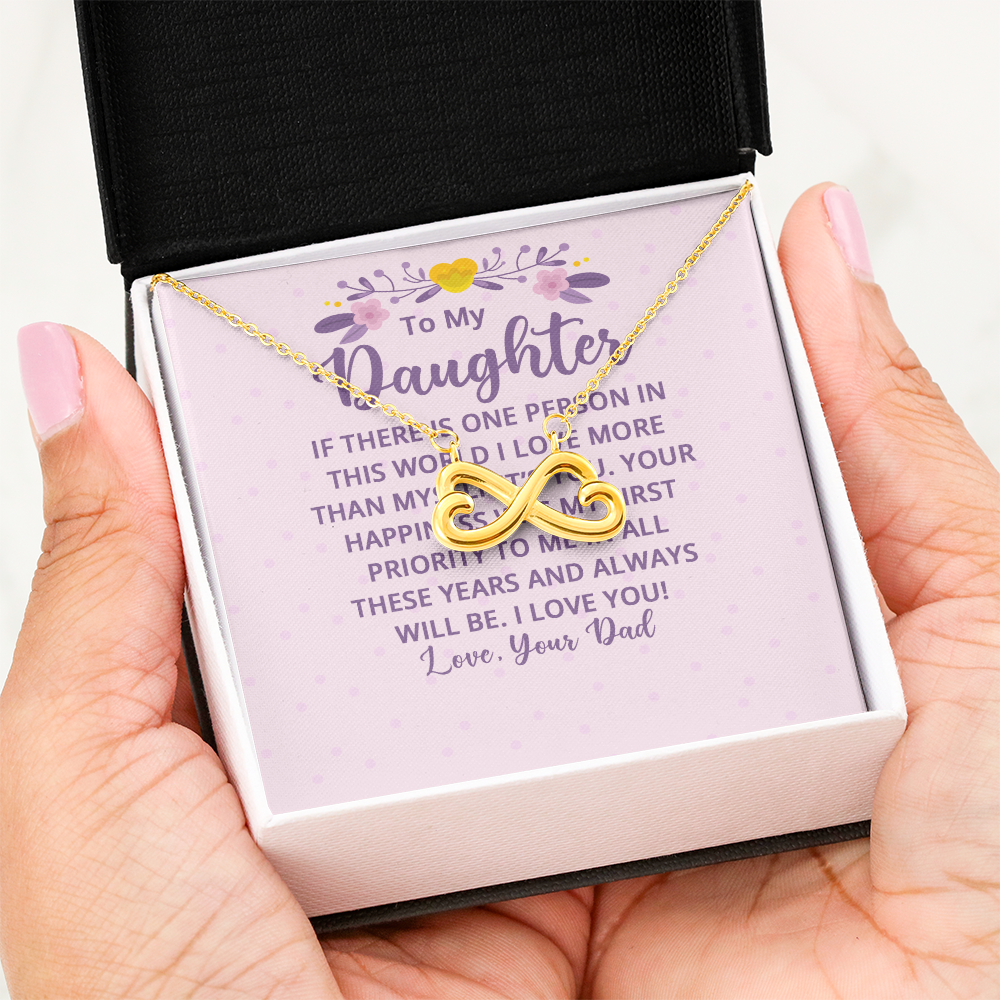Endless Love Necklace:Daughter -Love Your Dad