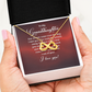 Endless Love Necklace:To My Granddaughter