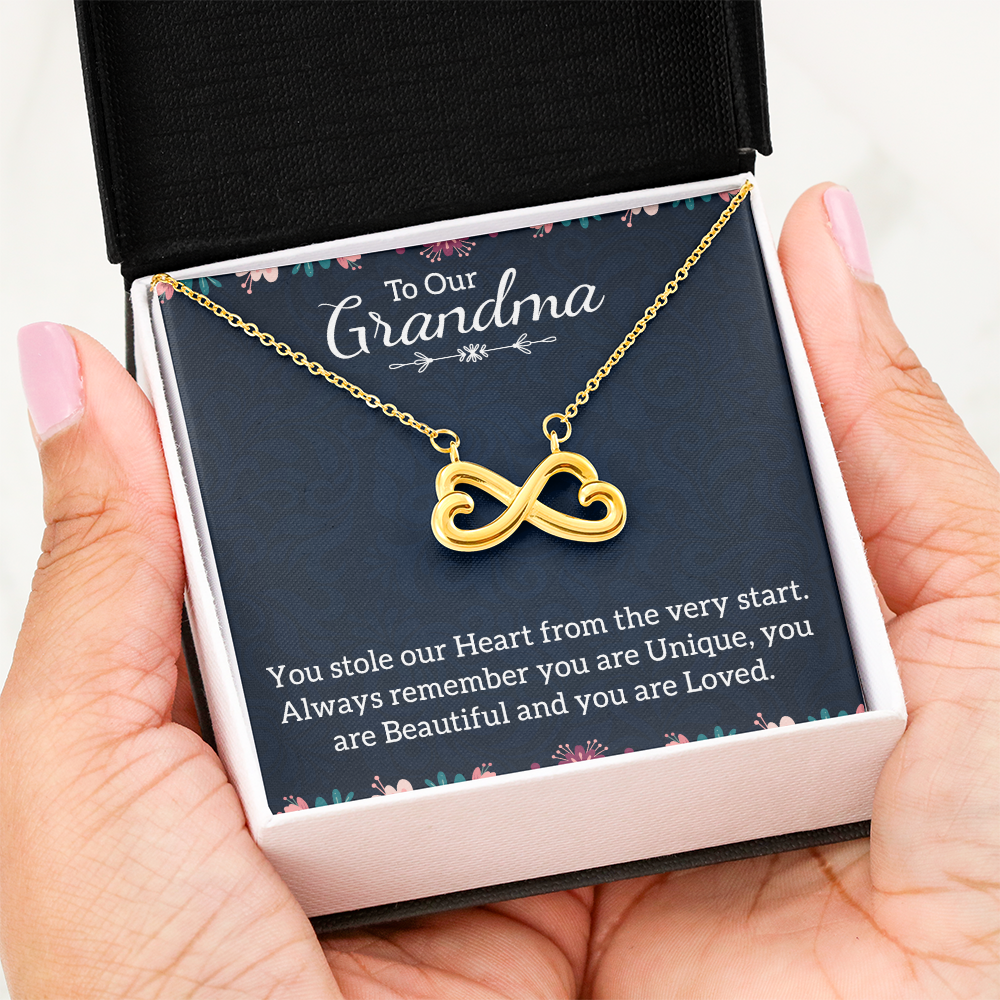 Endless Love Necklace: To Our Grandma