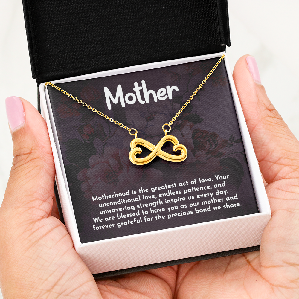 Endless Love Necklace: Mother - Motherhood Is The Greatest Act of Love
