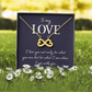 Endless Love Necklace: To My Love